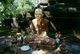 Thailand: Fasting monk figure at Wat Ku Tao, Chiang Mai, northern Thailand